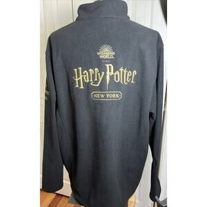 Harry Potter‎ Wizarding World New York full Zip Fleece Mens Black 3XL